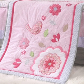 Treasures 3 Piece Crib Bedding Set