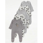 George 5 pack Disney Mickey Mouse Best Friends Sleepsuits