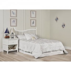 Dream On Me Violet 7-in-1 Convertible Crib White  