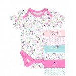 George 7 Pack Assorted Bodysuits