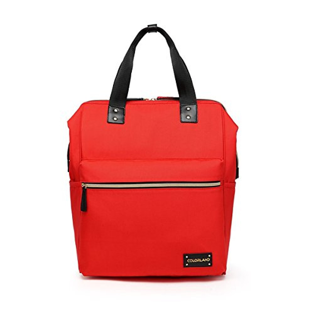 Colorland Zara Baby Diaper Backpack, Red