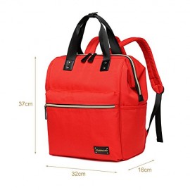 Colorland Zara Baby Diaper Backpack, Red