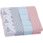 Parent's Choice Receiving Blankets, Assorted Patterns, 4 Pack