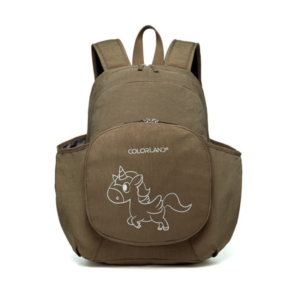 Colorland Diaper Backpack, Brown 