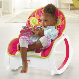 Fisher-Price Infant-to-Toddler Rocker, Floral Confetti