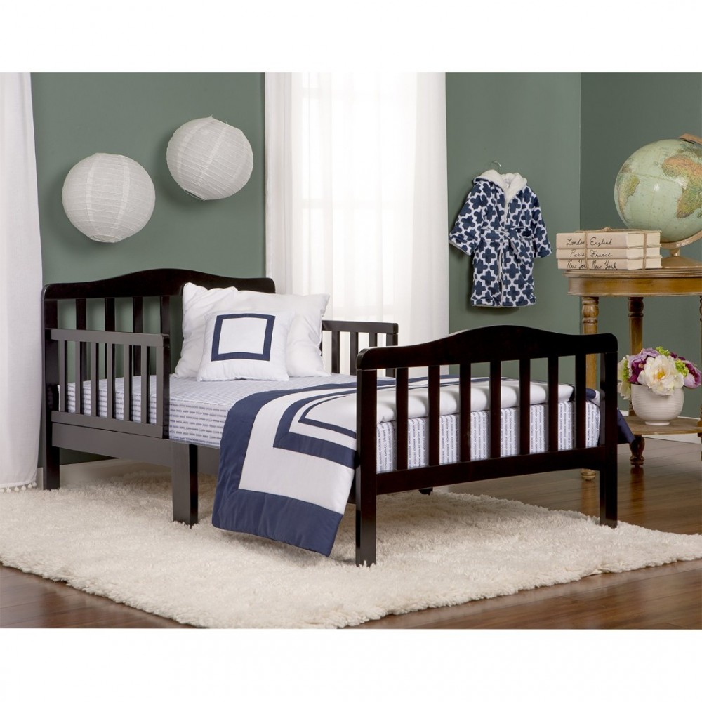 Dream On Me, Classic Design Toddler Bed, Black