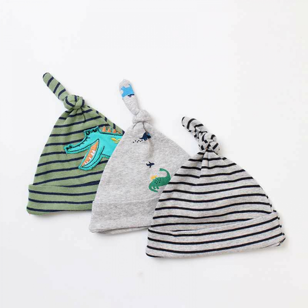 Knotted 3 Piece Baby hats 