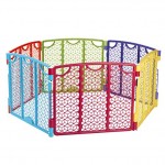 Evenflo Versatile Playspace Indoor/Outdoor Gate, Multi Color