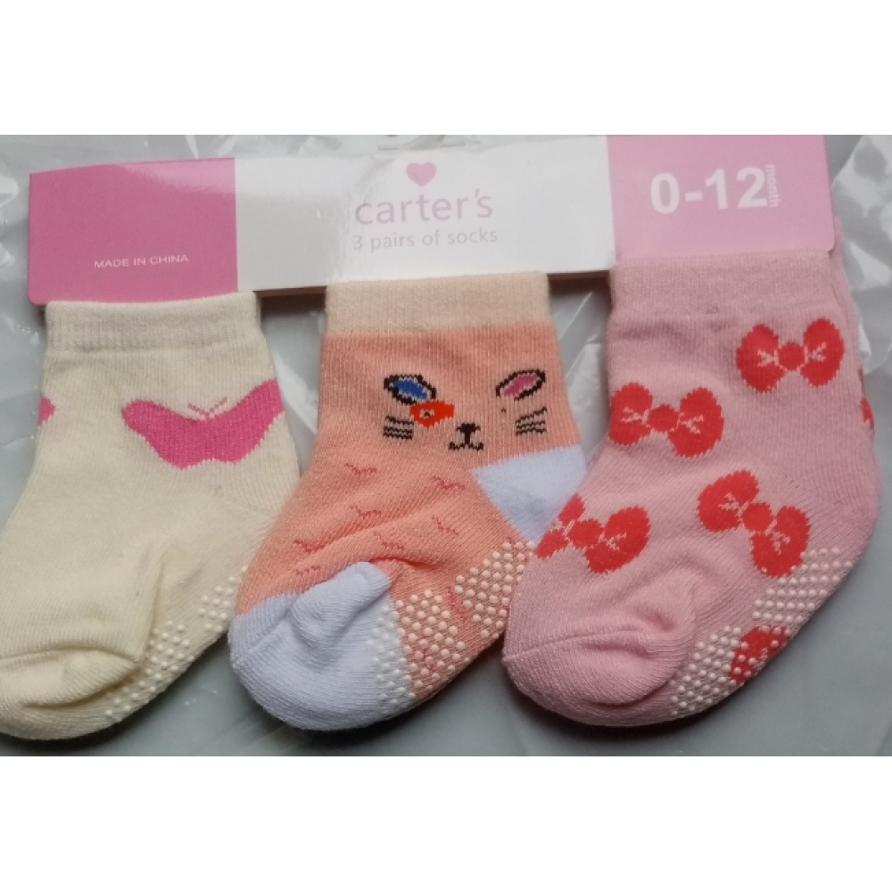 Carter's Girl 3 Pairs Socks