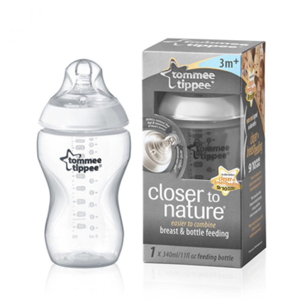 Tommee Tippee Closer to Nature 1x 260ml Bottle 