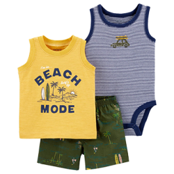 Carter's 3-Piece Beach Mode Little Short Set_