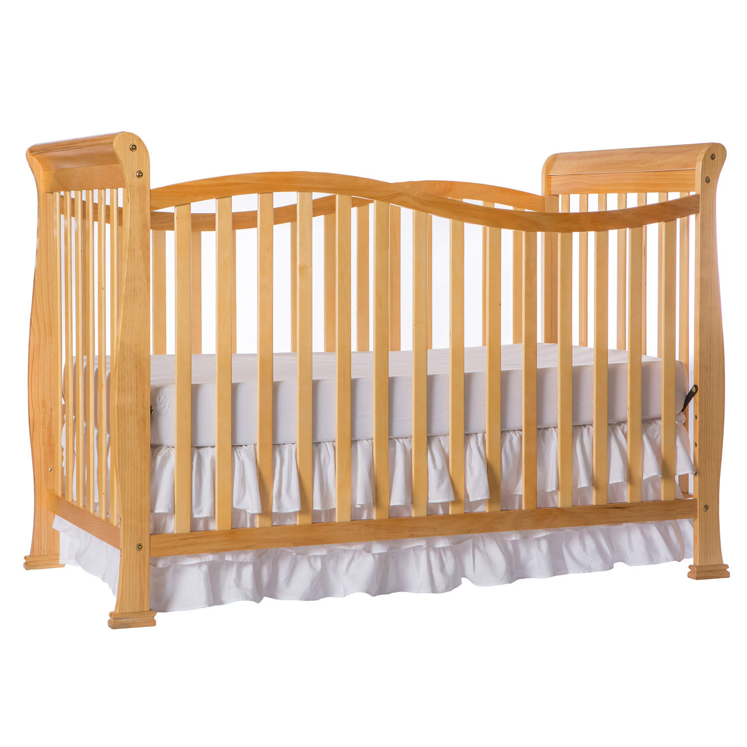 Dream On Me Violet 7 in 1 Convertible Life Style Crib, Natural + Free Mattress