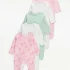 George Happy Smiles Floral Sleepsuits 5 Packs